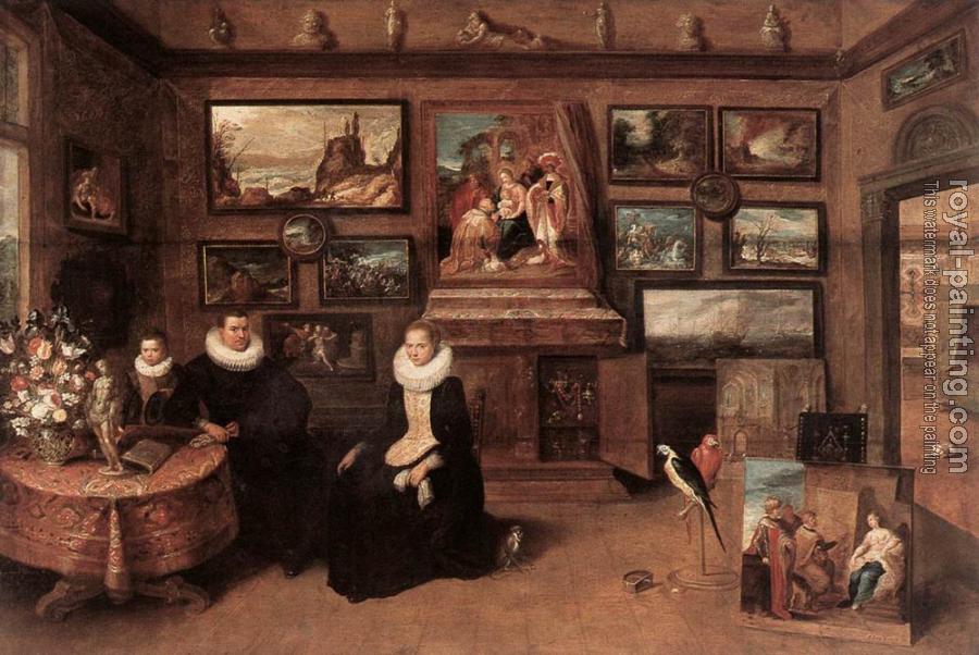 Frans The Younger Francken : Sebastiaan Leerse In His Gallery
